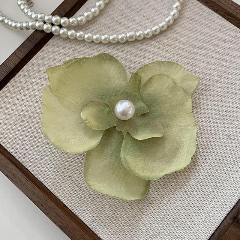 2024  Butterfly Orchid Flower Hair Clip Girl Hairpin Seaside Vacation Headwear Hair Accessories Side Clip Hair