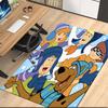 Scooby-Doo Printed Carpetrugfor Office Chair Living Room Bedroom Kitchen Room Decor Gifts