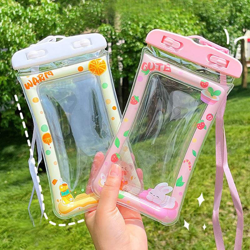 Waterproof Cartoon Phone Pouch Drift Diving Swimming Bag Underwater Dry Bag Case Cover For Phone Water Sports Beach Pool Skiing