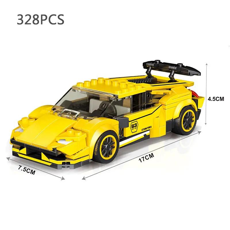 Speed Series Racing Sports Vehiclea Technique Car Supercar Building Blocks Set Bricks Classic Moc Model Toys For Kids