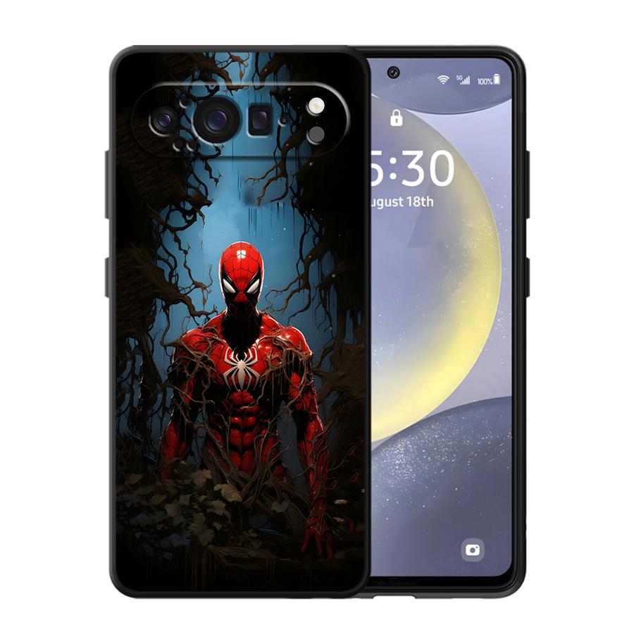 Marvel Smart Spider Man Hoesje voor Google Pixel 7a 9a 6a 10 9 Pro XL 8a 6 7 8 Pro Funda Telefoonhoesje Google Pixel 9