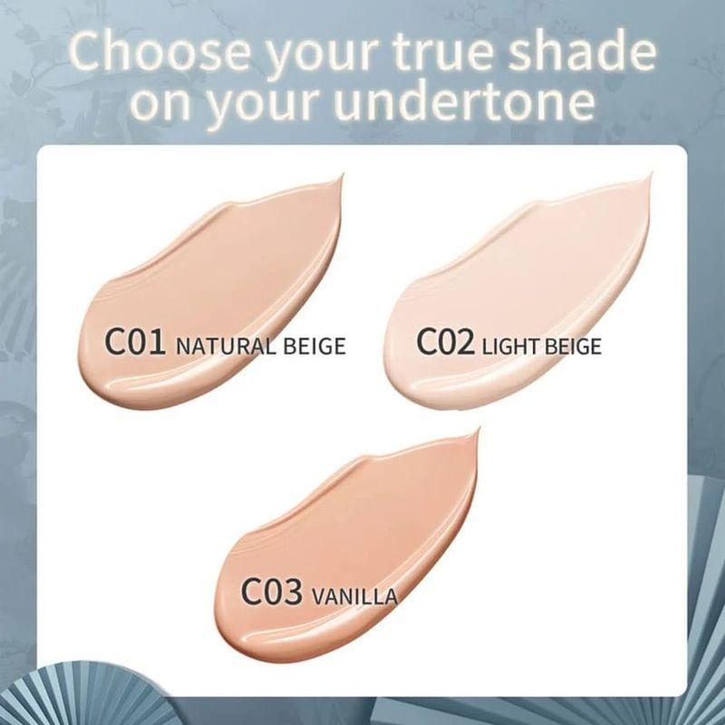 CATKIN - Palácový letní BB krém Moisture Cover BB Cream Cushion Foundation Set - 2 barvy