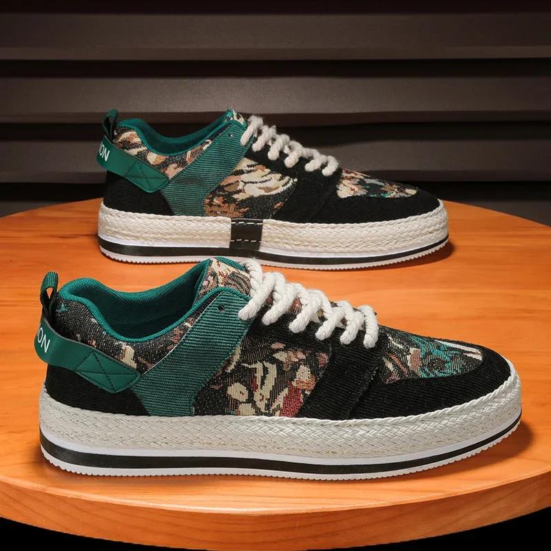 

Мужские соломенные вельветовые туфли, модные, повседневные, универсальные, для рыбалки, сезонные туфли для серфинга, ленивые туфли, туфли на одну ногу 39