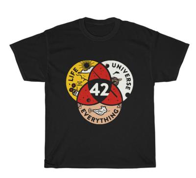 42 The Answer Life The Universe And Everything Vintage Unisex T-Shirt