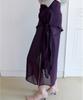 Aente Layered Chiffon Skirt - Purple