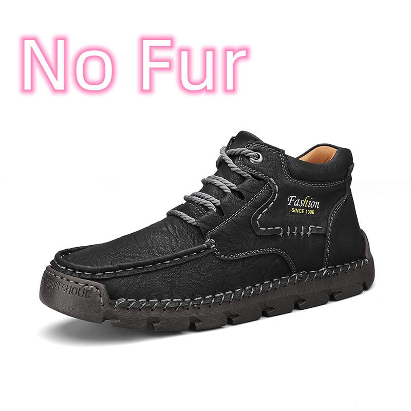 2024 Men's Shoes Men Plush Warm High Quality Boots Winter Snow Boots Retro Desert Boots Men Shoes High Top Sneakers Casual Shoes