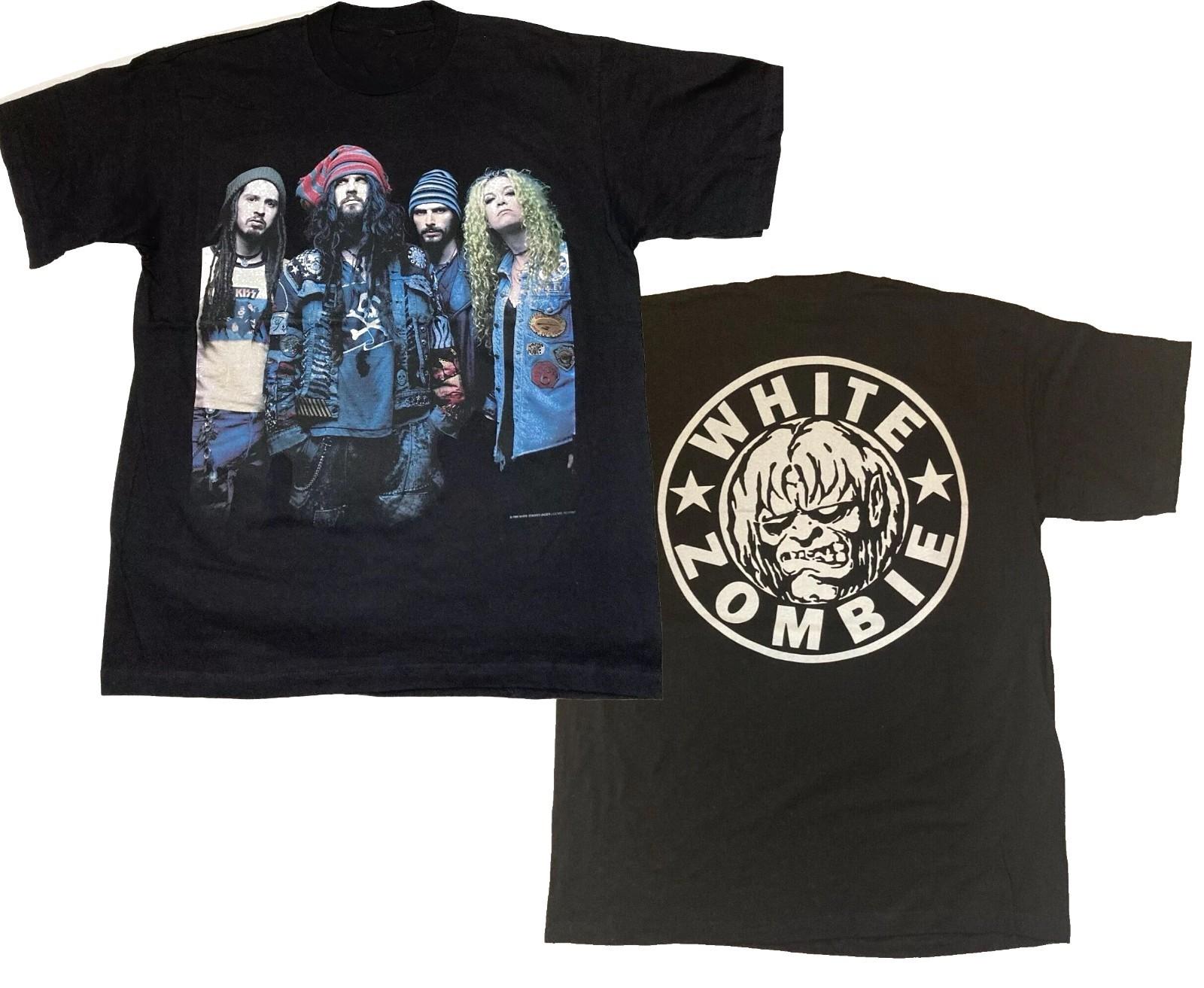 Vintage White Zombie Band 1996 Reprinted Cotton Unisex All Size T-Shirt 21D530 XL