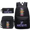 3pcs Girl Group Katseye Printed Children Backpack Set Boys Girls Schoolbag Students Lightweight Backpacks Back To School Gift