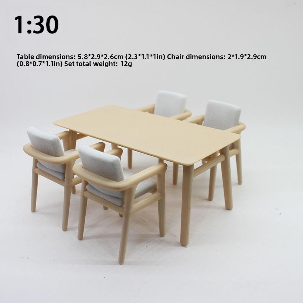 Multistyles Dollhouse Table PLA Dollhouse Decoration Scene New Miniature Furniture Set