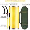 30 Feet Tree Pole Pruner, Durable Tree Trimmers Handle, Manual Branches Trimmer for Garden Tools Loppers Hand Pole Saws