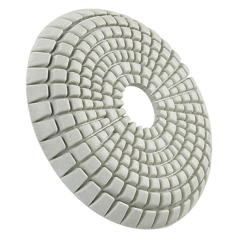 7Pcs Professional 100mm Metal Resin Wet Polishing Pad Set For Marble Stone Tile Grinding Finishing Polishing