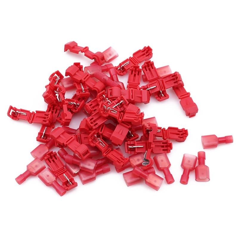 30pcs/set Quick Splice Connectors Scotch Lock Wire Terminals Electrical Crimp Cable Snap