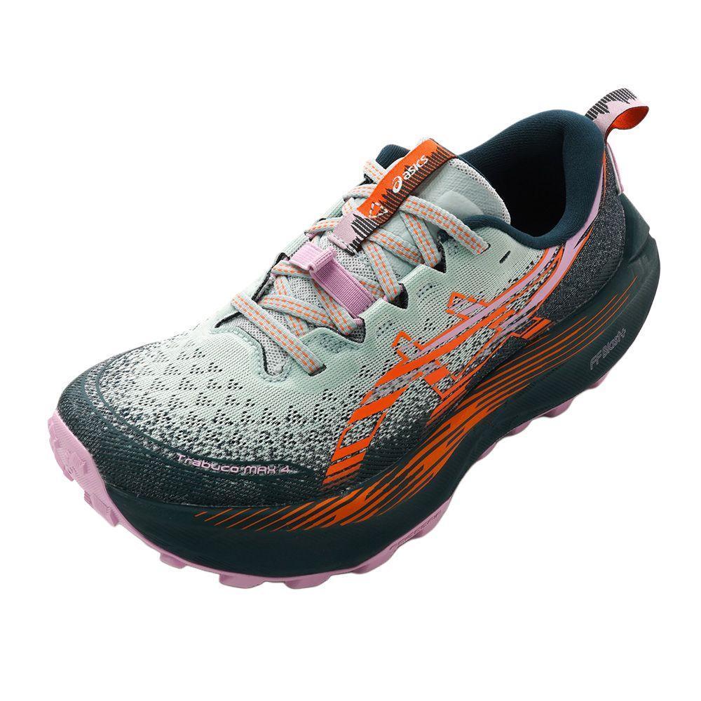 Asics Trabuco Max 4 Cold Moss Nova Orange Women Sneakers Green 1012B769-400