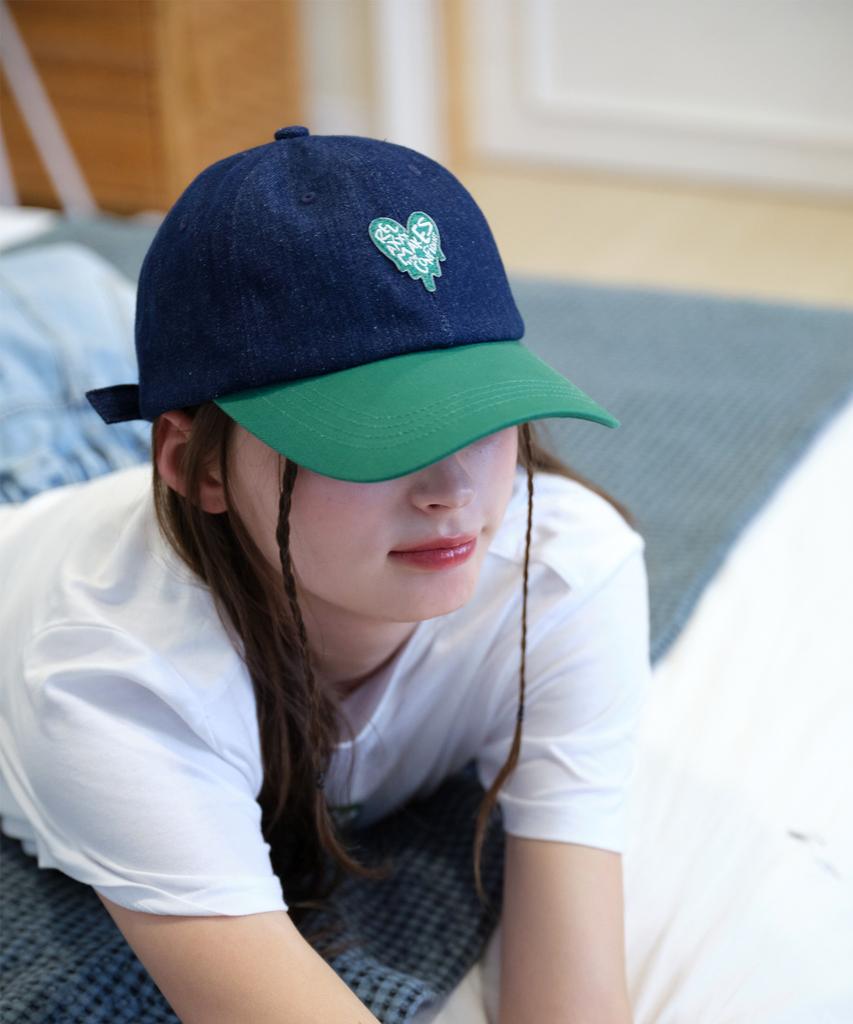 RXMC Melting Heart Two-Tone Ball Cap_Blue