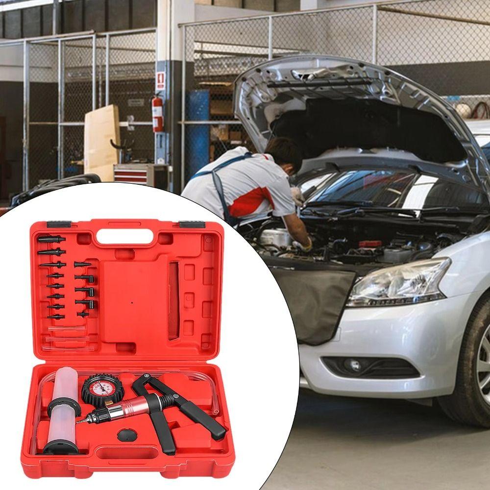 Pistol Pump Design Pressure Pump Tester Hand Held Clutch Fluid Bleeder  Oil Change