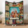 Custom Name Cars Movie Quotes Collage blanket for Couch & Bed, Plush Cozy Fuzzy Blanket Super Soft & Warm Blankets for Fall and Winter. 0908219