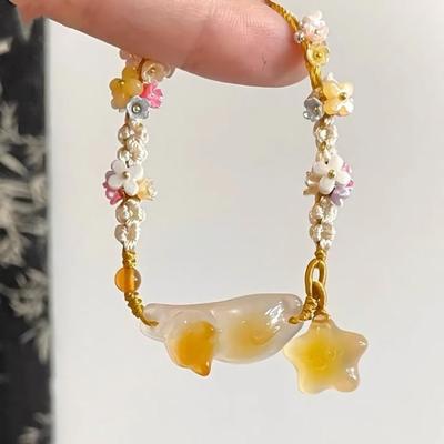 Women's Cat Star Flower Vintage Ice Bracelet Necklace