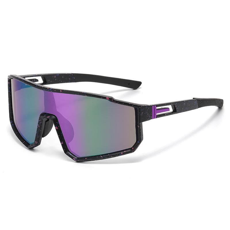 Cross Border New Riding Sunglasses Windproof European American Integrated Outdoor Sports Goggles Fashionable Colorful