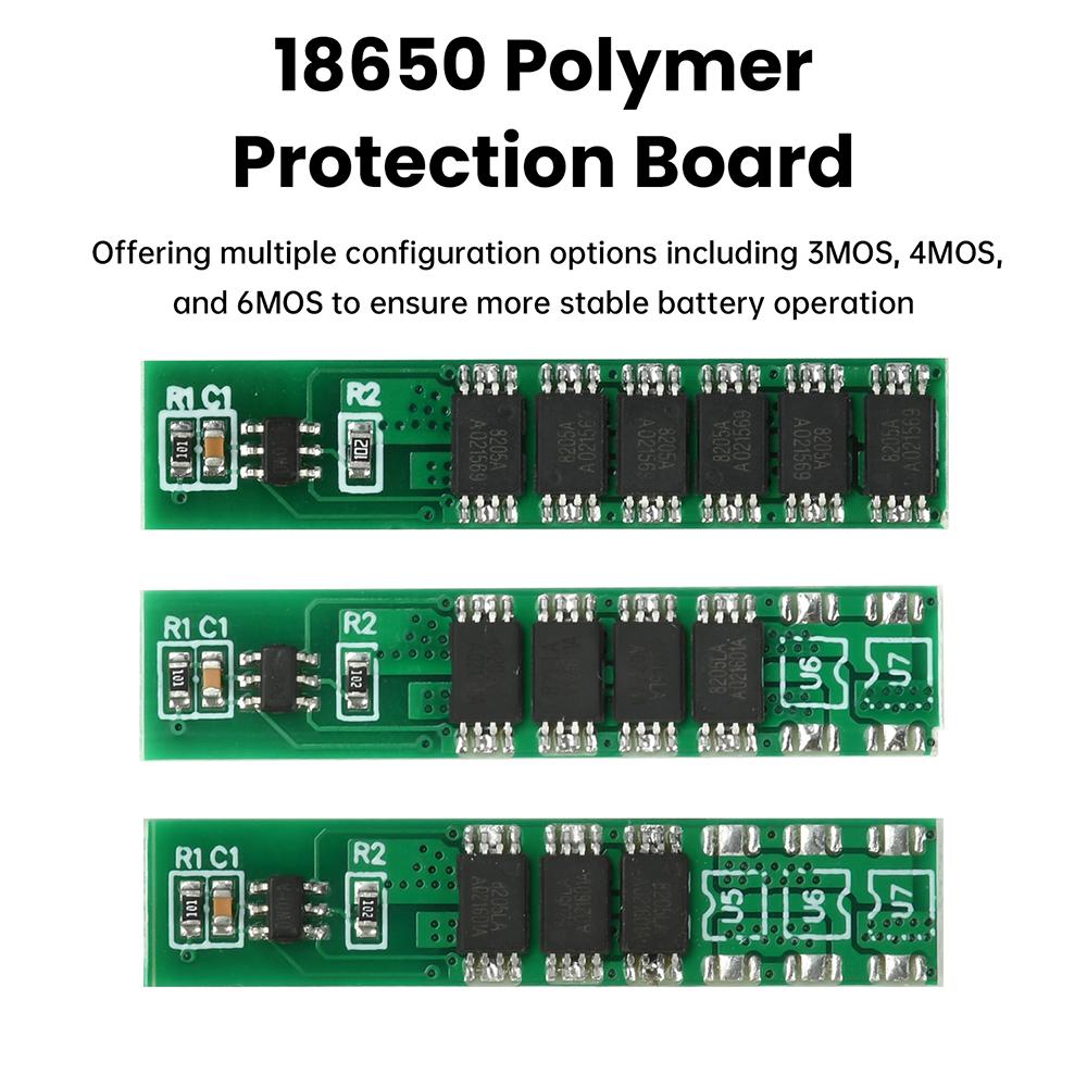 1S 3.7V Lithium Battery Protection Board 3MOS 4MOS 6MOS 18650 Polymer Protection Board