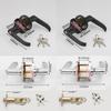 L Handle Lever Door Handle Lock Zinc Alloy Doors Entrance Keyed Locks  Household