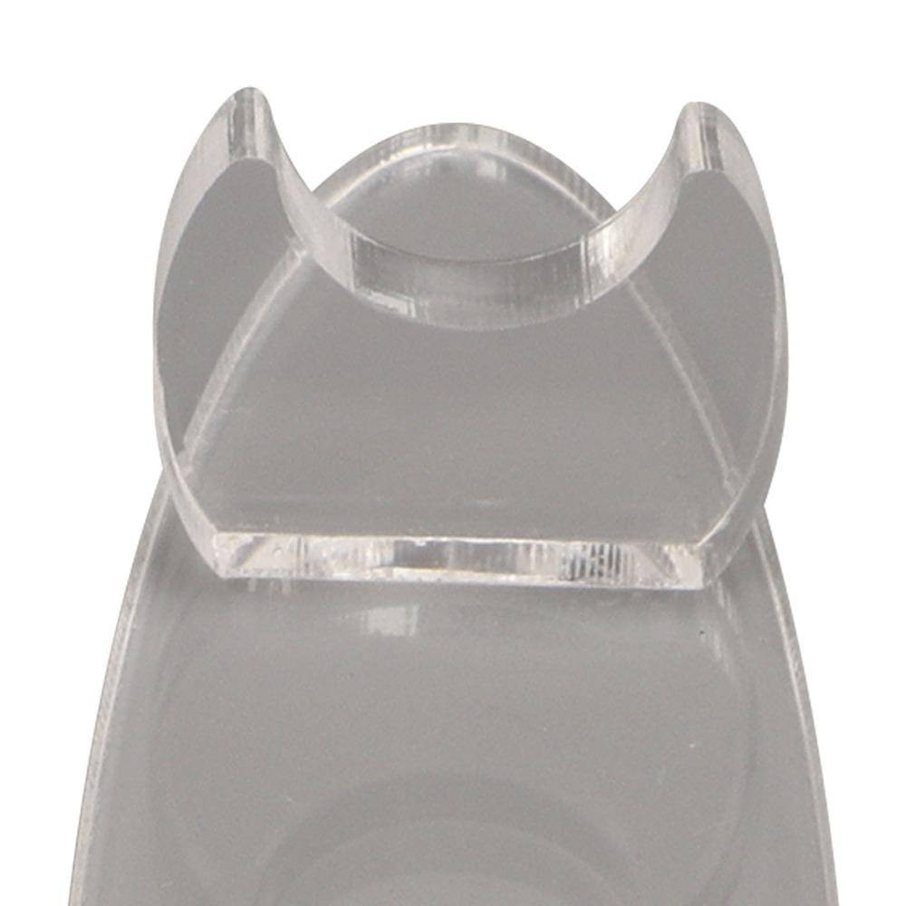 2Pcs Acrylic Pen Holder 2pcs Set Desktop Desk Organizer Creative Transparent/Black Display Stand Stationery Organize