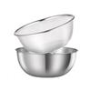 Stainless Steel Colander: Multi-Use Draining Basket for Vegetables, Rice, and Fruits