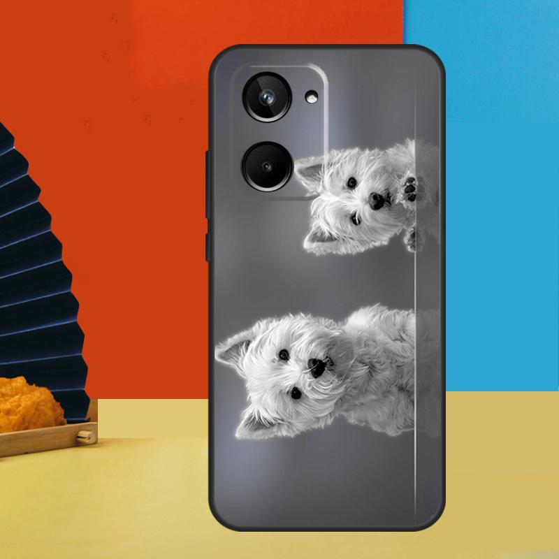 Westie Dog For Realme C75 C71 C55 C53 C67 C61 C33 C63 C51 10 11 12 13 14 Pro Plus C65 GT7 15 Pro Case