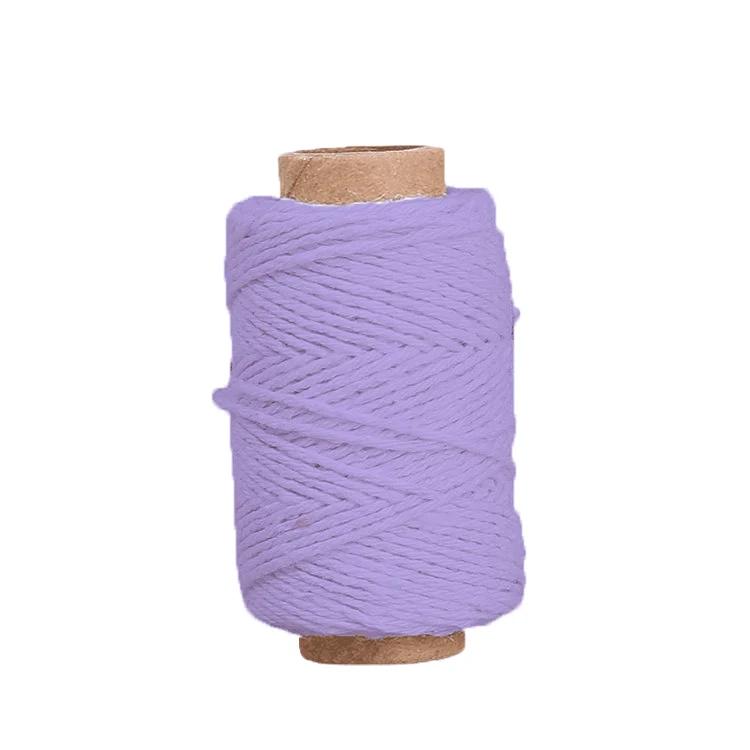 Cotton Macrame Cord Rope Bohemia Wedding Crafts DIY Twine Thread String Handmade Sewing Home Wall Hangings Party Decor