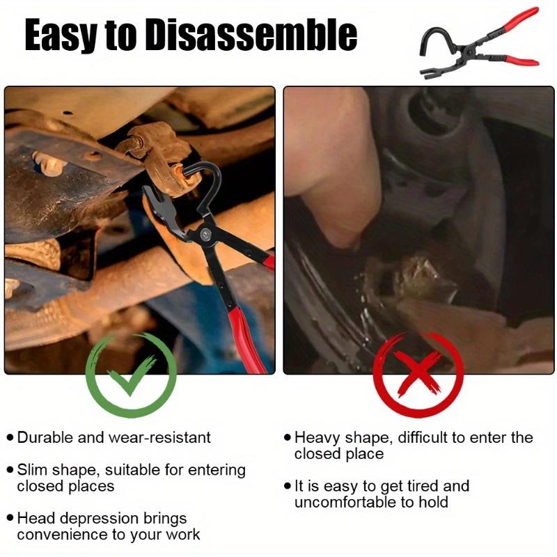 Exhaust Hanger Removal Tool Universal Exhaust Hanger Removal Pliers Exhaust Pliers for Rubber Bracket and Hanger Separation