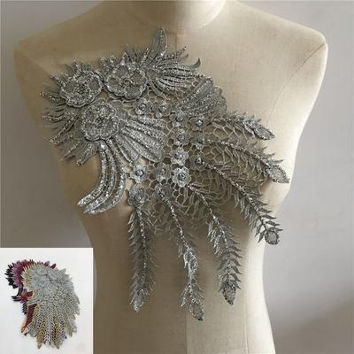 Pizzo Multicolor Fai da Te Paillettes Pizzo Traforato Ricamo Collare Accessori Decorativi per Abbigliamento Accessori da Cucito