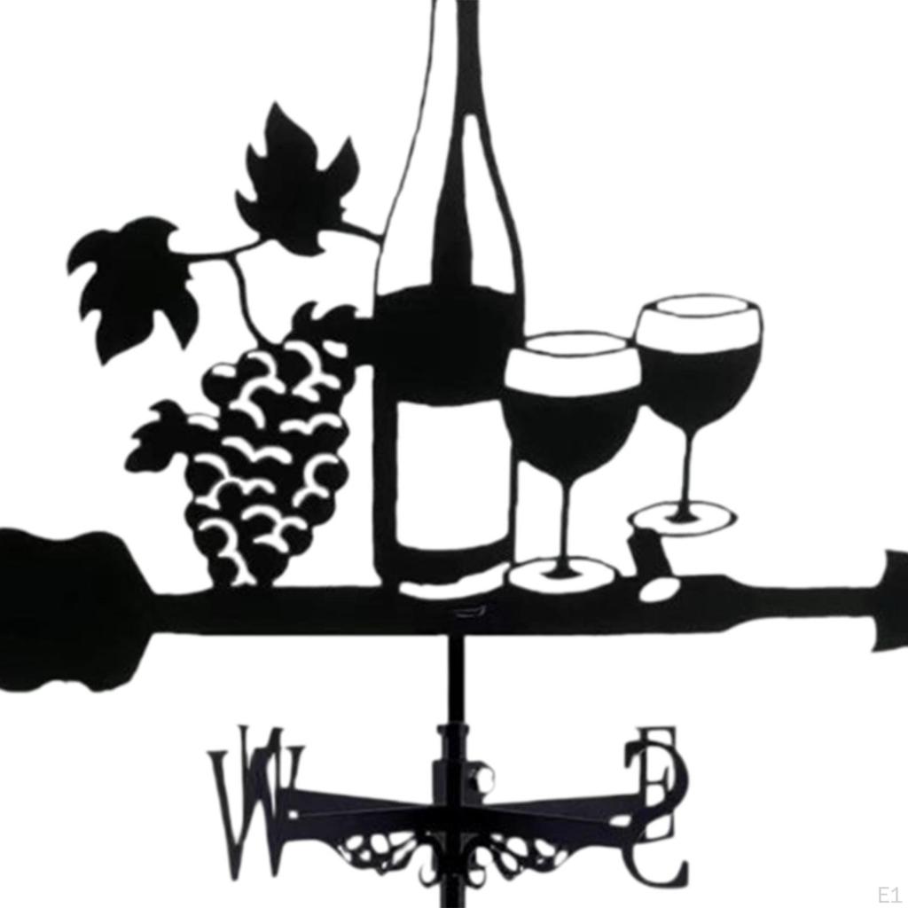 , Wind Direction Indicator, Roof, Garden Fence, Chicken Coop, Metal, Measuring Tool for Gazebo