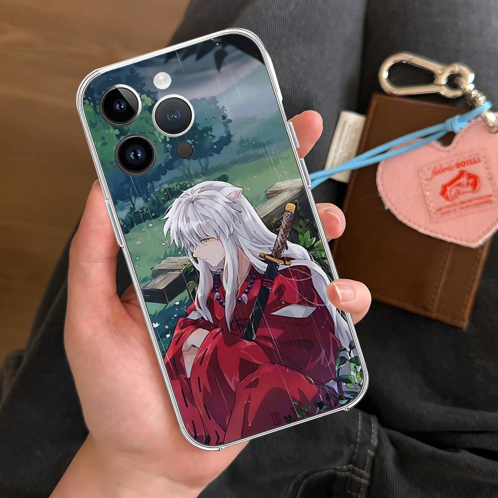 Phone Case For Samsung S26 S25 S24 S23 S22 S21 S20 FE Note20 Note10 Amine I-Inuyasha Plus Ultra Edge 5G Clear Soft TPU Cover