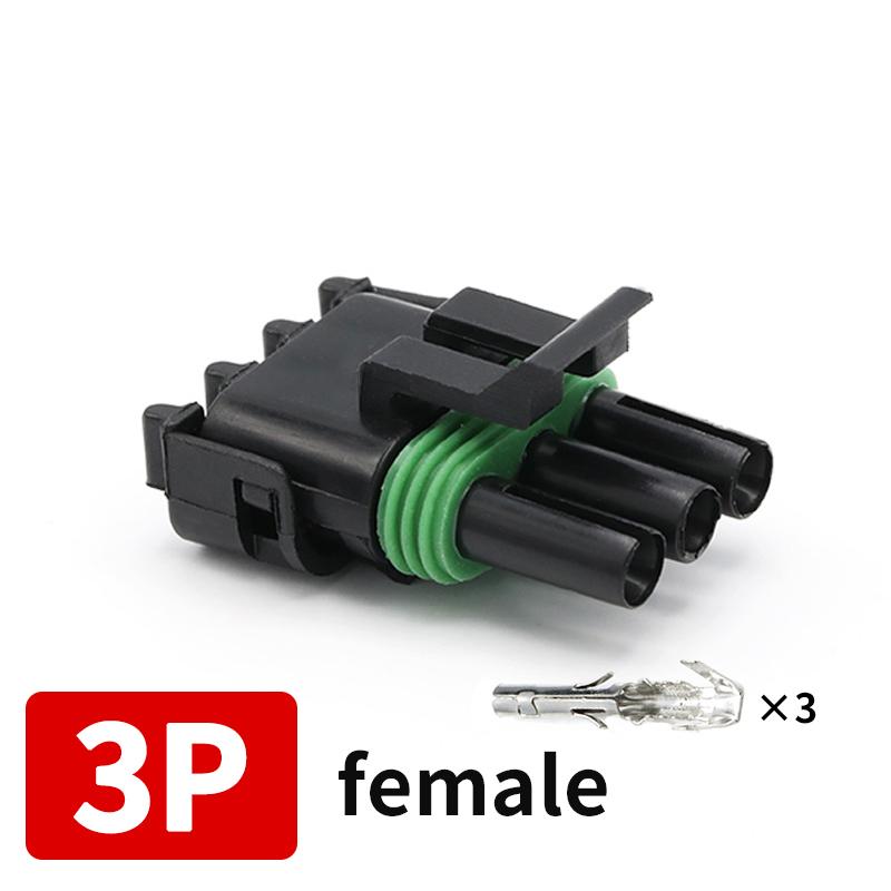 Delphi 2.5 Serie Automobil Wasserdichter Stecker 1/2/3/4/6-Pin Stecker und Buchsen Haltech MAP TPS Kabelstecker für GM