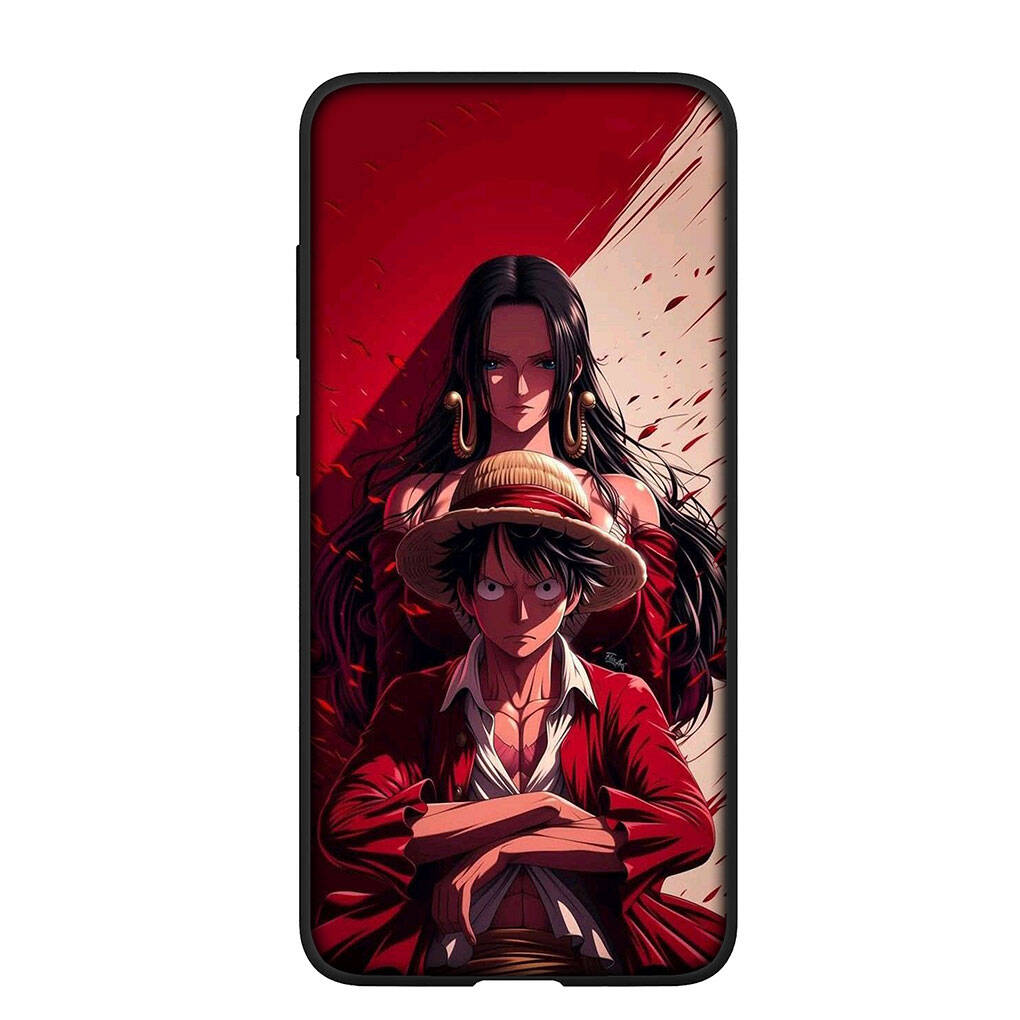 Phone Case for iPhone 17 15 16 Plus Redmi Note 14 12 11 13 Pro Max Huawei P30 P20 Lite OPPO A60 A80 A38 A54 Boa Hancock Funda One Pieces Luffy Cover