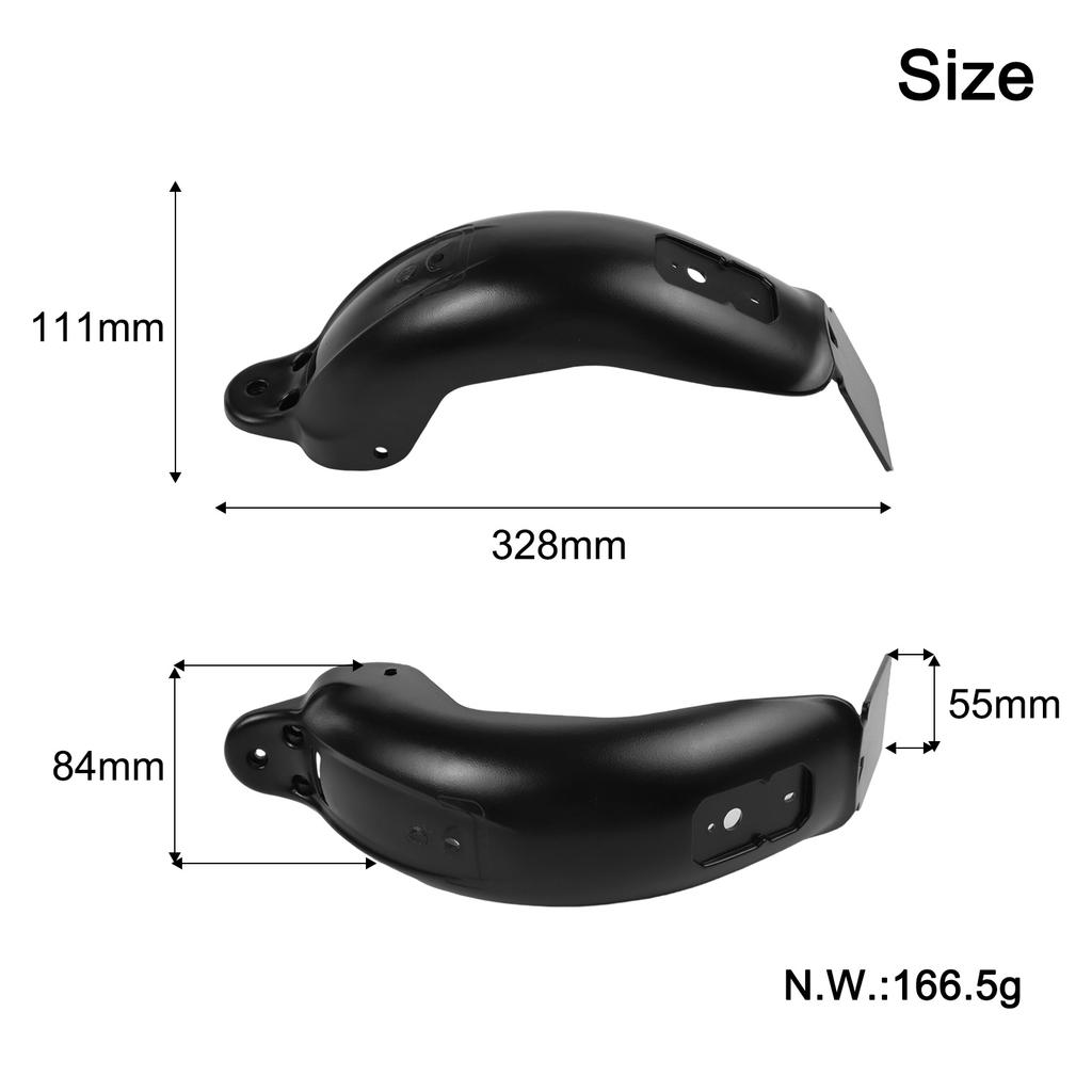 Electric Scooter Mudguard Rear Mudguard Waterproof Mudguard