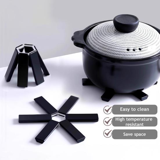 Kreativní skládací podložka odolná vůči teplu pro jídelní stůl, ochrana kuchyňské pracovní desky, prostorově úsporná ochranná podložka