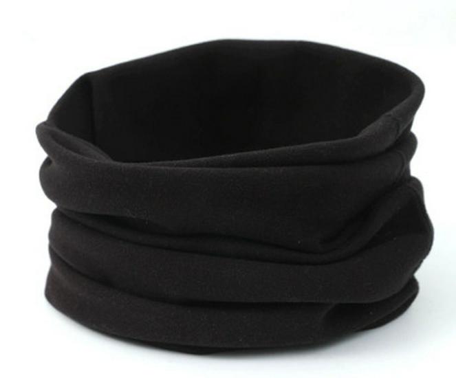 

Unisex Thermal Fleece Neck Warmer: Windproof, Cold-Proof, Solid Color Scarf for Autumn & Winter