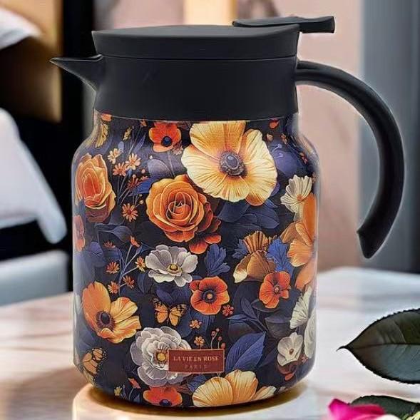 316 Stainless Steel Stewed Teapot: Tea/Water Separator for Home & Office with Simple Design