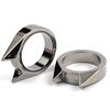 Men Women Self-defense Ring Portable Outdoor Survival Finger Gun Punk Style Emergency Protection Hiking Camping Jewelry