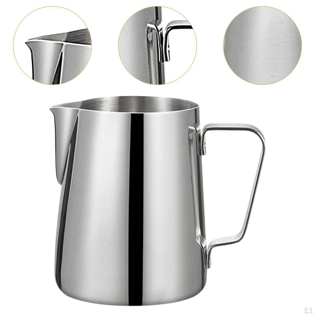 12/350ml Milk Frothing Pitcher Espresso Coffee Steaming Decorative Art Pen Stainless Steel