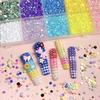 40 Colors Resin Flatback Rhinestones Gems for Nail Art DIY Clothing Shoes Crafting Diamond Decoration Accessories