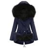 Jackets for Women Fleece Parker Coat Cotton Coat Medium-length Hooded Winter Warm Padded Coat Thickened Cotton Clothing Personalized Clothes