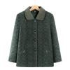 New middle-aged and old mother autumn and winter coat thickened grandma clothes year-old 0 old lady padded top