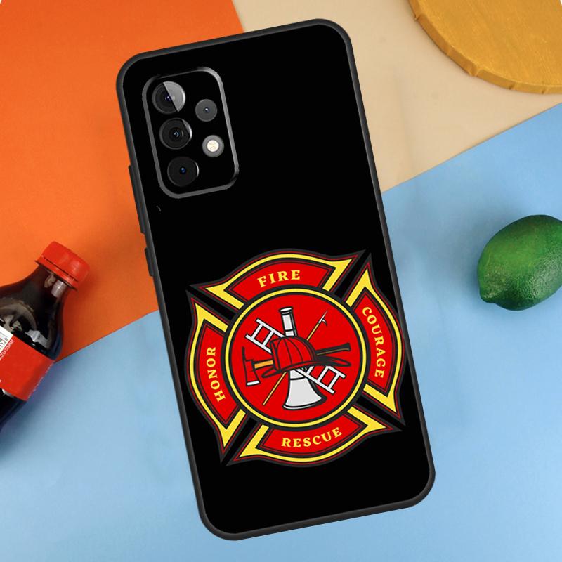 Firefighter Fire Department Fireman Fundas For Samsung Galaxy A54 A34 A14 A52 A32 A22 A12 A13 A23 A33 A53 A73 A51 A71 Case