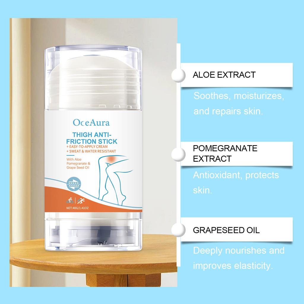 Body Oceaura Antifriction Stick Refreshing Moisture Nongreasy Skin Relief Formula