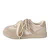 Dexun Board Shoes Women's Round Head Autumn New Chic Niche Korean Version Bread Shoes Student Sports Ugly Cute Little White Shoes