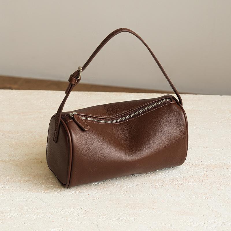 Single Shoulder Bag, Casual Crossbody Bag, Cylindrical Commuter Bag, Simple and Spacious Pillow Bag Casually