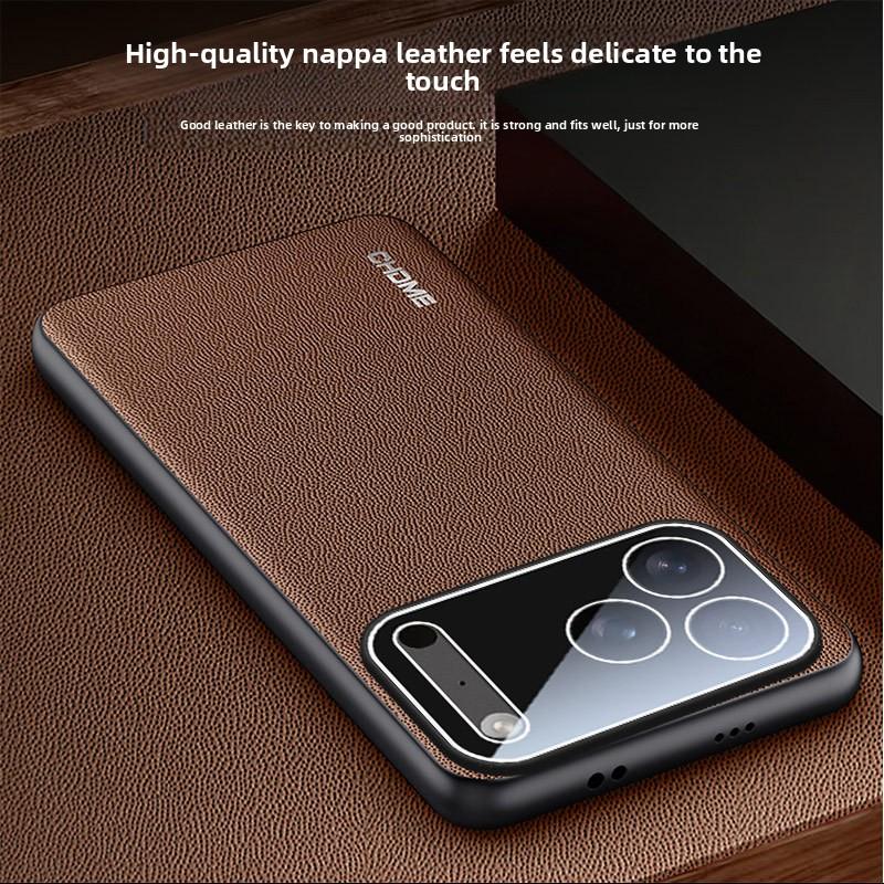 Silicone Leather Phone Case for IPhone 17 Air 16 15 Plus 14 13 11 Pro Max Camera Protection Shell Shockproof Back Cover