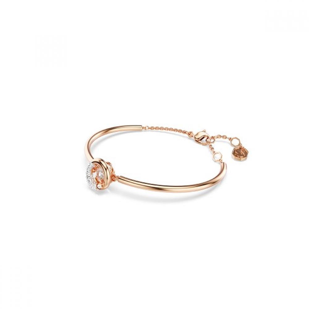 Swarovski [authentic] Rose Gold Bangle Bracelet M 5692259