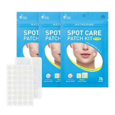 Spot Care Patch Kit 76p Set, 76 Sheets, 3 Units